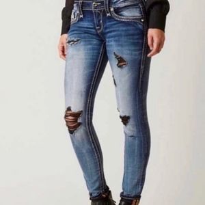 Rock Revival Yui Distressed Skinny Jeans